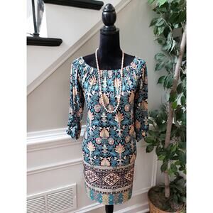 Tacera Formal Dress Women's Size Small Polyester Boat Neck Lightweight